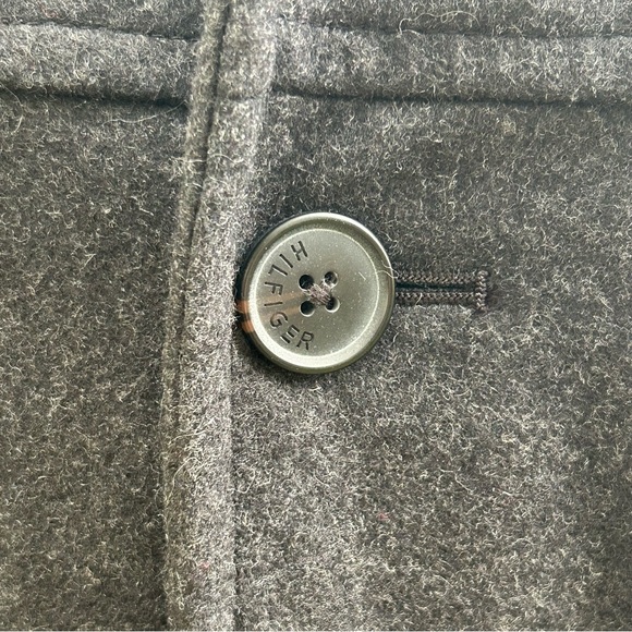 Tommy Hilfiger Classic Wool Single Breasted Coat Mens Medium - Picture 4 of 16